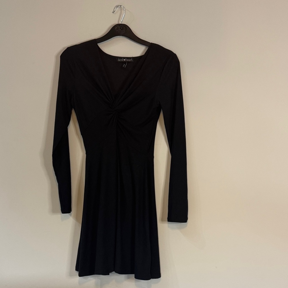 Derek Heart Black Long Sleeve Dress